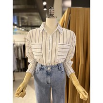 ab.fz 사이드포켓 스트라이프 셔츠 ABXX5HB38G US