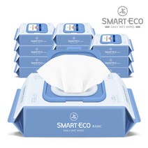 스마트에코 비바체 100매 12팩 캡형 아기물티슈, 상세 설명 참조