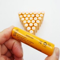 2600mAh 3.7V 18650 리튬이온 배터리 보호회로 장착 KC인증 충전건전지, 18650 리튬이온 배터리 1개