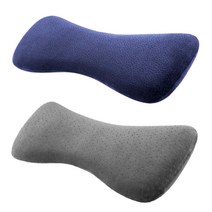 수면 허리디스크 허리 베개 경추베개 꿀잠 메모리폼 요추 일자허리 쿠션 임산부 허리받침, 허리베개 그레이, 1개