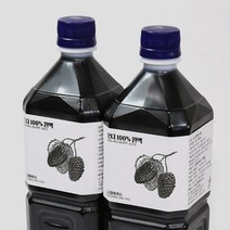 2023년산 햇오디즙 원웰빙 고창 오디 원액 100% 1L 2병 하늘수오디즙, 2개