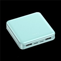 파워뱅크 보조 배터리 베터리 미니 보조베터리 휴대용 30000mAh 고용량 충전기 2USB 빠른 외부 배터리 아이, 03 blue_01 30000mAh