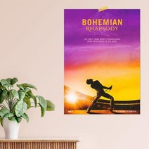 보헤미안 랩소디 100x73cm 액자/ 아트그림액자 아트, 선택사항_알루미늄 (골드)