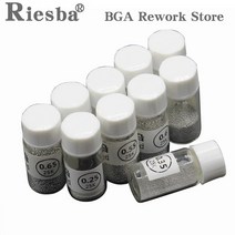 솔더 페이스트 크림 1pcs 0.250.76MM Sn63 Pb37 25k 납 볼 병 BGA 리볼링 도구 용, 1pcs 0.4mm 25K, 04 1pcs 0.4mm 25K, 1개