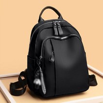 블랙 세련된 중년여자 예쁜 패션 백팩 가벼운 가방추천 여행 40대 출퇴근