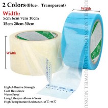 잔가지 파쇄기 1롤 5 30cm x m 투명 온실 필름 수리 테이프 자외선 방지 농업 정원 접착 창 고, 04 Transparent 10CM