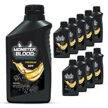 몬스터블러드 프리미엄 디젤 DPF 엔진오일, 10개입, 5W40 C3 DPF