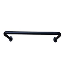 MINGMING 옷가게 벽면행거 다용도 U자형 빨래 건조대 간편 설치, 25*80cm, 매트 블랙