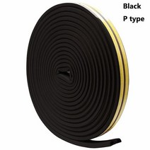 소음측정기 5/10m D/E/P/I Type Noise Insulation Anti Collision Weather Strips Seal Strip Foam Draught Excl, [15] White-10m-E