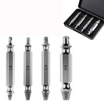 공구라면(09RM) 피스추출기 나사추출기 빠가나사추출기 피스제거, [선택1]실버피스추출기4p