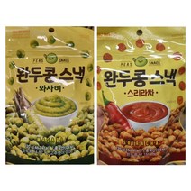 노브랜드 완두콩 스낵 와사비 120g + 스리라차 120g