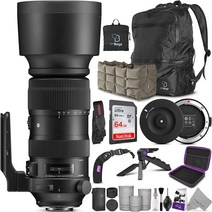 Sigma 60-600mm f/4.5-6.3 DG OS HSM 스포츠 렌즈 캐논 EF + 시그마 USB 도크 Altura 사진 고급 액세서리, 01 For Canon