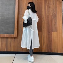C.ONLIE SHOP자외선차단 롱 쉬폰 바람막이 여름 햇빛차단 점퍼 트위드자켓 청자켓 크롭자켓