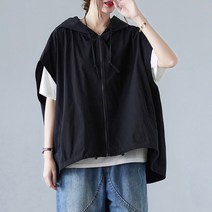 여성 코튼 린넨 베스트 재킷 데일리룩 하늘비즈 C15 J932Z113