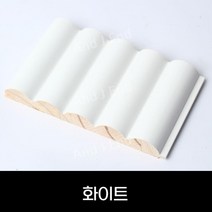 사이딩 싸이딩 외장마감 외벽장식 제이앤 벽장식 외장재장식 판넬, B. 반원형 화이트