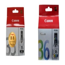 캐논 정품잉크 검정 + 컬러 PGI-35BK CLI-36CL PIXMA iP100 PIXMA iP100 LK PIXMA iP100wB PIXMA iP110
