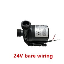 순환모터 수중 온수순환용 보일러 순환용 워터 펌프 12v 고압 울트라 저소음 솔라 DC 24V 리프트 5M 800L/H, 03 24V Bare Wiring
