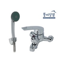 국산 벽붙이 샤워수전 욕실수전