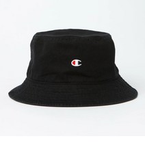 챔피온 워시드 릴렉스드 버킷햇 모자 C패치 블랙