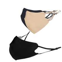 3D 쿨매쉬원단 향균 미세먼지 차단 마스크새부리형, L, 베이지