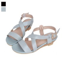 고트스킨 웨지힐 샌들 5cm(BNS1012)