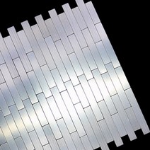 [무료배송/오후 3시이전 주문건 당일출고]현대시트 현대 접착식 메탈타일 알루미늄타일 (1박스/10개입), 긴사각타일(HMT99306), 10개