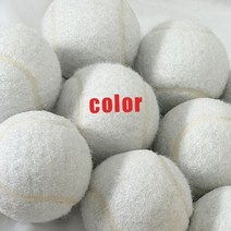 훈련용 특별한 물린 저항하는 테니스 공 애완 동물 장난감, 10pcs, Color Process