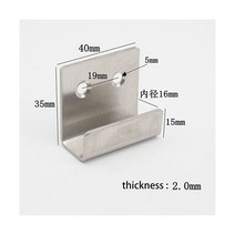 스텐 판 선반 코너 철 앵글 스테인레스 스틸 후크 코드 세라믹 타일 디스플레이 버클 형 브래킷 조인트 패스너 벽 지원 나사, XL