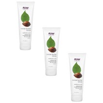 Now Foods (나우 푸드) NOW Foods Solutions 코코아 버터 로션 8 플루 온즈(237 ml), 3개