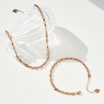 노이드비 써지컬스틸 돼지코 사슬연결체인 목걸이팔찌 2종