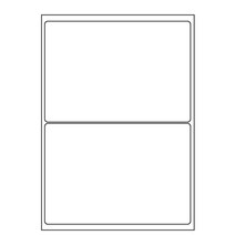 오피스라벨 A4 라벨지 2칸(1x2) 100매 흰색 물류관리용라벨 스티커라벨지 폼텍 규격 라벨용지 라벨지