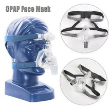 스마트 코골이 방지 양압기FM1 페이스 마스크 CPAP 자동 BiPAP 무료 헤드 기어 포함 흰색 S M L 수면 무, 07 NM1_03 L