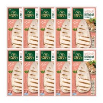 CJ [CJ직배송] 닭가슴살 직화 통살구이100g x 10개, 100g