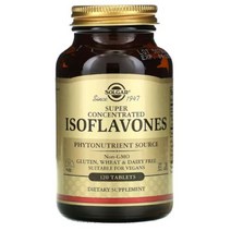 Solgar 솔가 이소플라본 120정 소이 대두 배아 추출물 글리신 식물성 에스트로겐 Isoflavones 콩, 1개