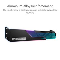 그래픽카드성능 그래픽카드가격 그래픽카드인기 ASUS ROG Wingwall 그래픽 카드 홀더 - 쉽게 조절 가능 Aura Sync RGB 조명 알루미늄 구조 맞춤형 아크릴 플
