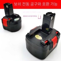 전동 드릴 호환 배터리 핸드드릴 보쉬 충전기 배터리, 7.2V / 1.5ah