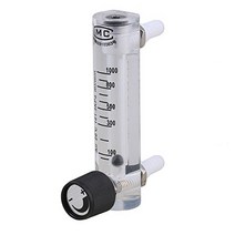 100-1000ml/min Air Oxygen Gas Flow Meter Flowmeter with Control Valve for Measuring Controlling Gas, 1