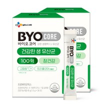 CJ웰케어 바이오코어 건강한 생유산균 100억 30포 + 쇼핑백 증정, 30포 x 2박스