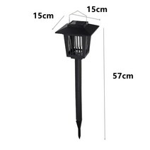 태양 모기 킬러 램프 야외 정원 잔디 빛 UV LED 버그 Zapper Anti Mosquito For Park Courtyard, 02 style 2