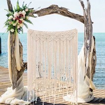 울트라패션 마크라메 핸드메이드 월행잉 드림캐쳐 테피스트리 인테리어 감성 소품 방꾸미기, A09_대형 상단 마름모 롱 테슬