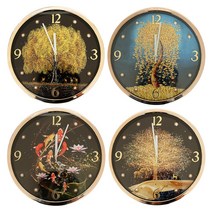 특이한 독특한 회사 사무실 거실 인테리어 벽시계, 물고기