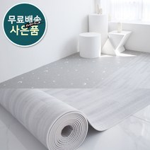 이지 잘라쓰는 PVC 롤매트 강아지매트 애견매트 반려견매트 미끄럼방지 매트 관절보호매트 거실매트 바닥장판 장판매트 바닥매트 베란다매트, 02.우드-그레이