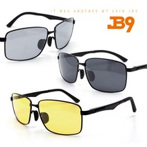 JB9 Vibe 3종 변색 편광 나이트비전 선글라스 야간운전용 낚시 골프 선글라스 자외선차단렌즈 변색선글라스