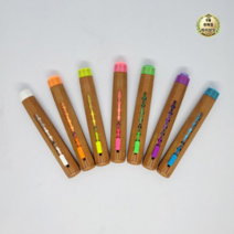 하고로모 나무 분필홀더 7종 세트, 4세트