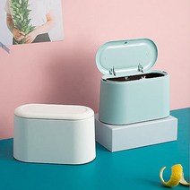[스윗브릿지] 감성 원터치 뚜껑 틈새 미니 휴지통 3color, 1개, 핑크