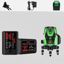 수평 휴대용 레이저레벨기 측정기 전자줄자 미니 모듈 초강력 광파기 측량기 십자 높이 라인 그린 디지털자, 5선식 기본형