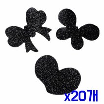 압박없이 가벼운 잔머리 고정핀 나비 하트 리본 x20개