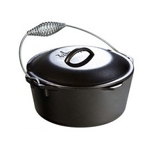 롯지 무쇠 베일 핸들 더치 오븐 다용도 솥, 4.7L, 1개