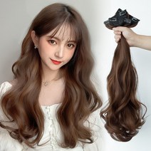 제이바비 강남 천호붙임머리 거지존 염색머리 여성, 상세이페이지 참고, 50cm 3장 라이트 브라운