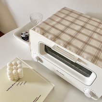 목화베리 모던체크 전자레인지커버 75*35 다용도덮개, 모던체크75*35